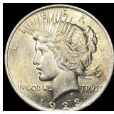1923 Silver Peace Dollar CHOICE BU