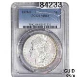 1878-S Morgan Silver Dollar PCGS MS64