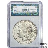 1896 Morgan Silver Dollar NCGS AU58