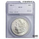 1899-O Morgan Silver Dollar SEGS MS62