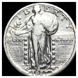 1927 Standing Liberty Silver Quarter LIGHTLY CIRCU