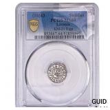 1643 Livonia Silver 1 Solidus PCGS MS64