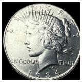1934 Silver Peace Dollar UNCIRCULATED