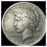 1921 Silver Peace Dollar LIGHTLY CIRCULATED