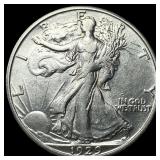 1929-D Silver Walking Liberty Half Dollar CLOSELY