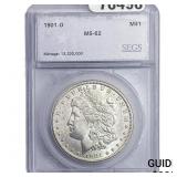 1901-O Morgan Silver Dollar SEGS MS62