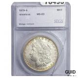 1879-S Morgan Silver Dollar SEGS MS63
