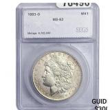 1883-O Morgan Silver Dollar SEGS MS62