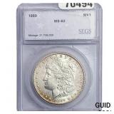 1889 Morgan Silver Dollar SEGS MS62