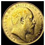 1907 Gold Sovereign Edward VII UNCIRCULATED