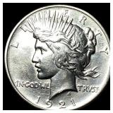 1921 Silver Peace Dollar UNCIRCULATED