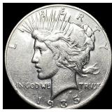 1935-S Silver Peace Dollar NEARLY UNCIRCULATED