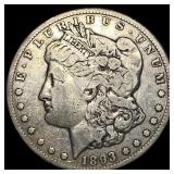 1893-CC Silver Morgan Dollar LIGHTLY CIRCULATED