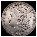 1884-S Morgan Silver Dollar LIGHTLY  CIRCULATED