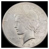 1922-S Silver Peace Dollar UNCIRCULATED