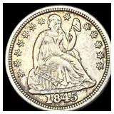 1845 Seated Liberty Dime CLOSELY UNCIRCULATED