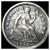 1842-O Silver Half Dime NEARLY UNCIRCULATED