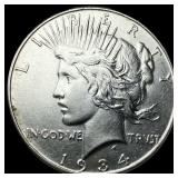 1934 Silver Peace Dollar UNCIRCULATED
