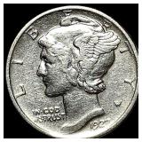 1927-D Silver Mercury Dime NEARLY UNCIRCULATED