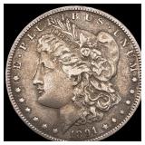 1891-O Silver Morgan Dollar ABOUT  UNCIRCULATED
