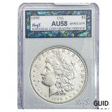1890 Morgan Silver Dollar NCGS AU58