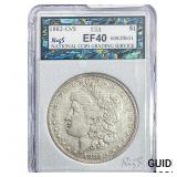 1882-O/S Morgan Silver Dollar NCGS EF40