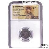 Roman Empire Constantine II 337-340 AD Bi Nummus