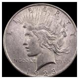 1923-D Silver Peace Dollar CLOSELY  UNCIRCULATED