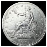 1876-S Silver Trade Dollar CLOSELY UNCIRCULATED