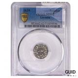 1639 Livonia Silver 1 Solidus PCGS MS62