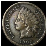 1908-S Indian Head Cent NEARLY UNCIRCULATED