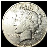 1934 Peace Silver Dollar LIGHTLY CIRCULATED
