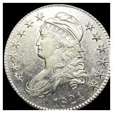 1824 Capped Bust Half Dollar CHOICE AU