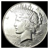 1922 Silver Peace Dollar UNCIRCULATED