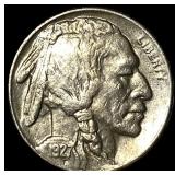 1927-S Nickel Five Cents (Buffalo) CHOICE AU