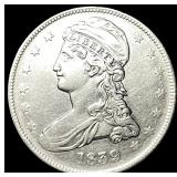 1839 Capped Bust Half Dollar CLOSELY UNCIRCULATED