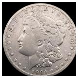 1904-S Silver Morgan Dollar NICELY CIRCULATED