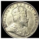 1909 Canada Silver 5 Cents CLOSELY UNCIRCULATED