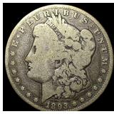1893-CC Silver Morgan Dollar NICELY CIRCULATED