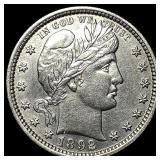 1892 Silver Barber Quarter UNCIRCULATED