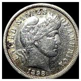 1898-S Silver Barber Dime CLOSELY UNCIRCULATED
