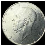 1938 Sweden Silver 2 Kroner UNCIRCULATED