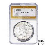 1926-D Silver Peace Dollar PGA MS63