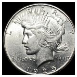 1925-S Silver Peace Dollar CHOICE AU