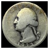 1932-D Silver Washington Quarter NICELY CIRCULATED
