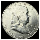1949 Franklin Half Dollar UNCIRCULATED