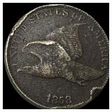 1858 Copper-Nickel Flying Eagle Cent HIGH GRADE