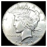 1934 Silver Peace Dollar HIGH GRADE