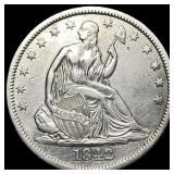 1842 Silver Half Dollar (Seated Liberty) CLOSELY U