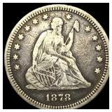 1878 Seated Liberty Quarter NICELY CIRCULATED